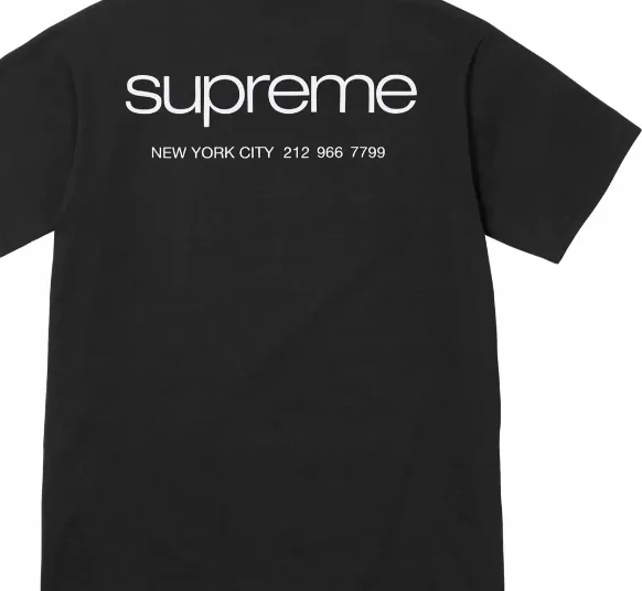 NYC sleeved and White Store S 23FW M Short Black XL L Tee Information 1003